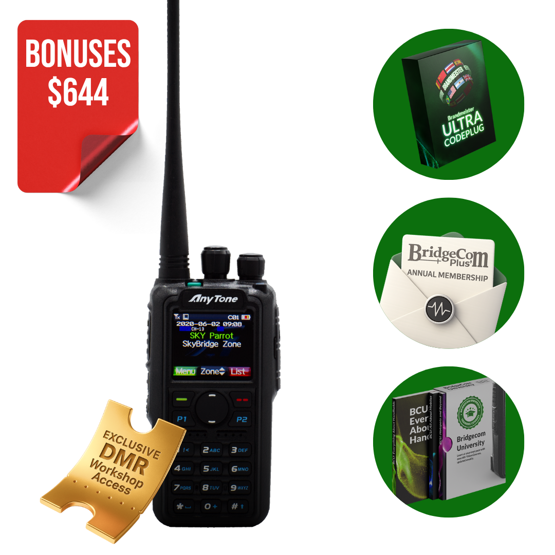 D878UVII Plus Handheld Radio