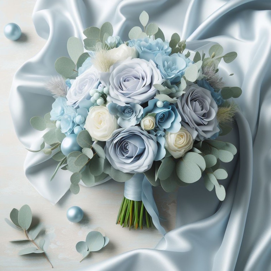 Personalized Wedding Bouquet Ideas for Sentimental Tributes something blue flowers