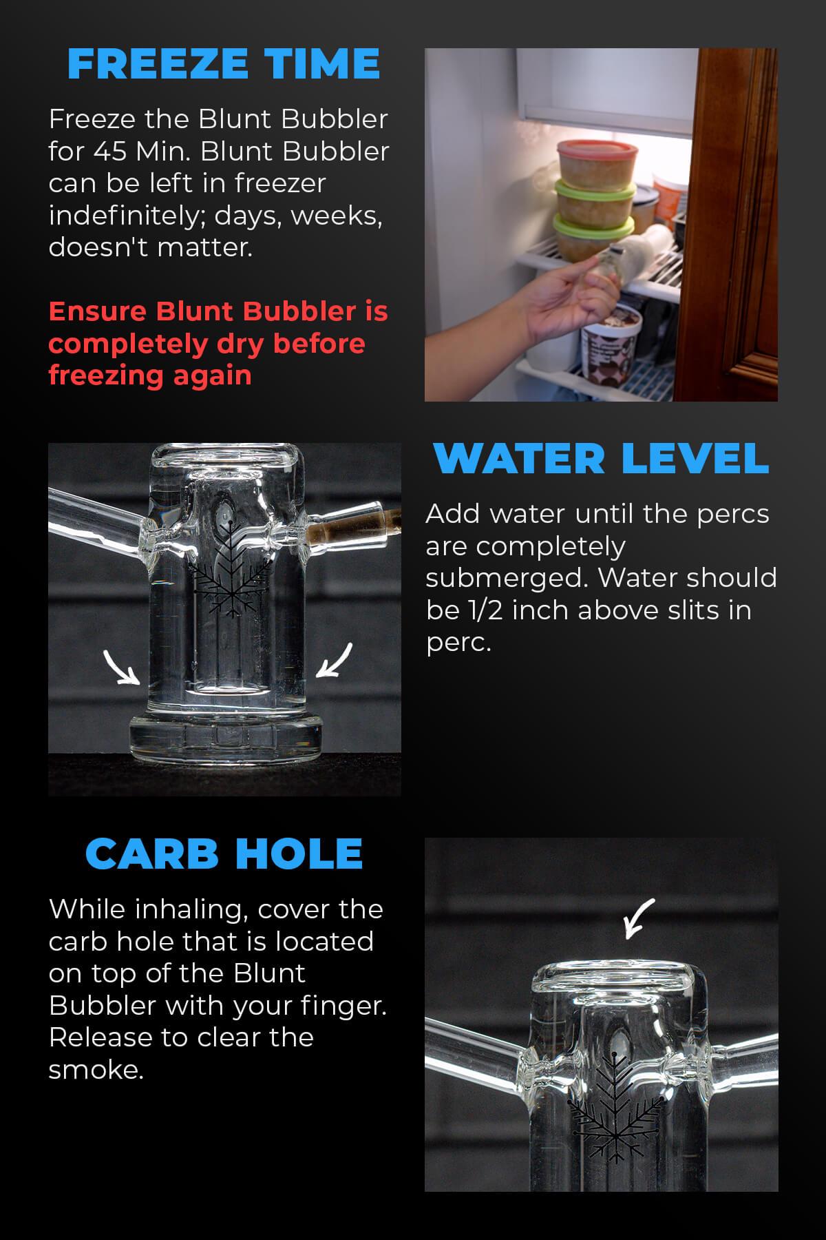 bubbler for joints how to graphic