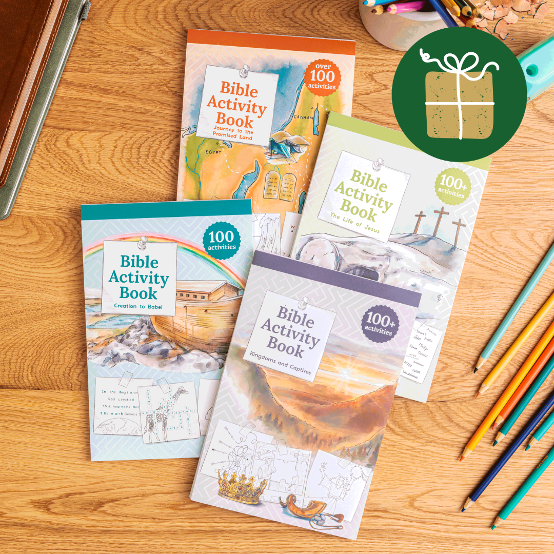 Bible activity books for kids