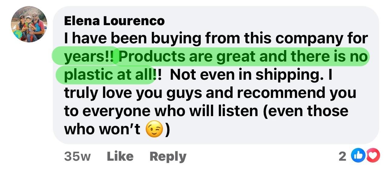 Elana Lourenco user testimonials.