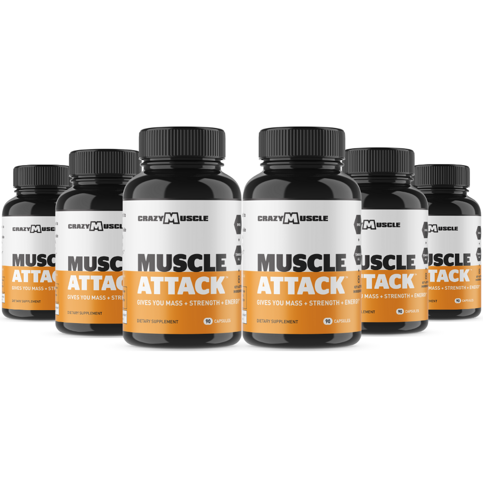 Muscle Attack - 6 Bottles