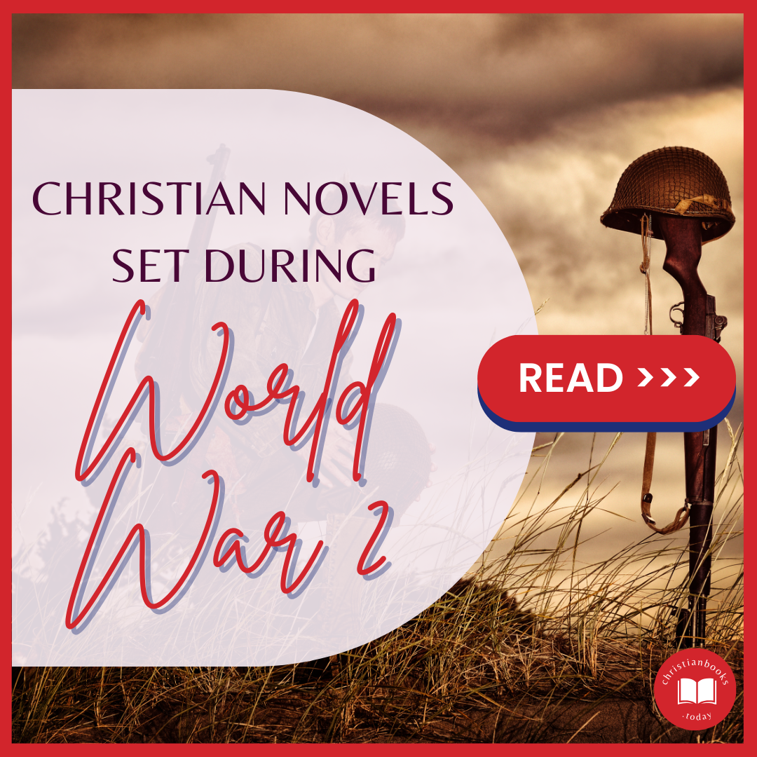 Christian Novels Set During WWII with image of WWII battle helmet