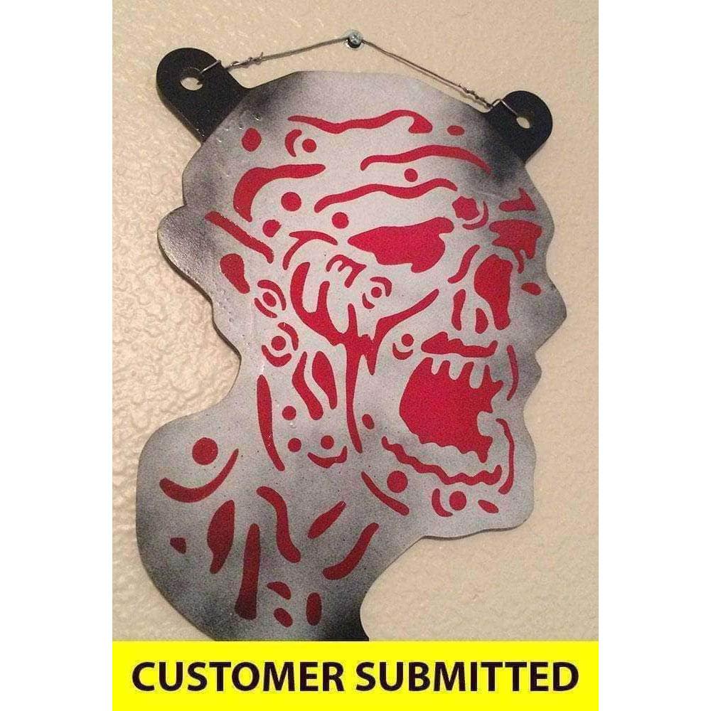 zombie target stencil