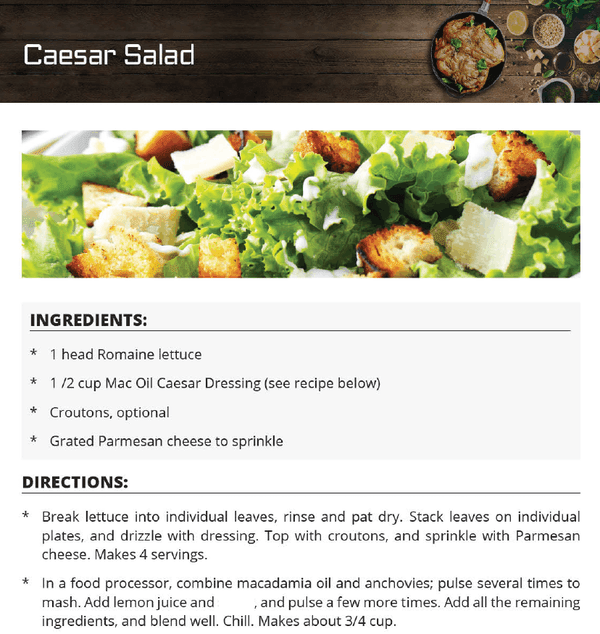 Caesar Salad Recipe Strength Genesis Cooking With Gold