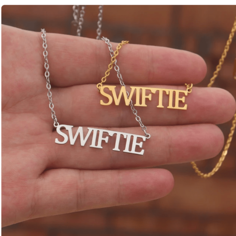 Taylor Swift inspired 'Swiftie' Necklace  Oscar Willow & Co Silver  