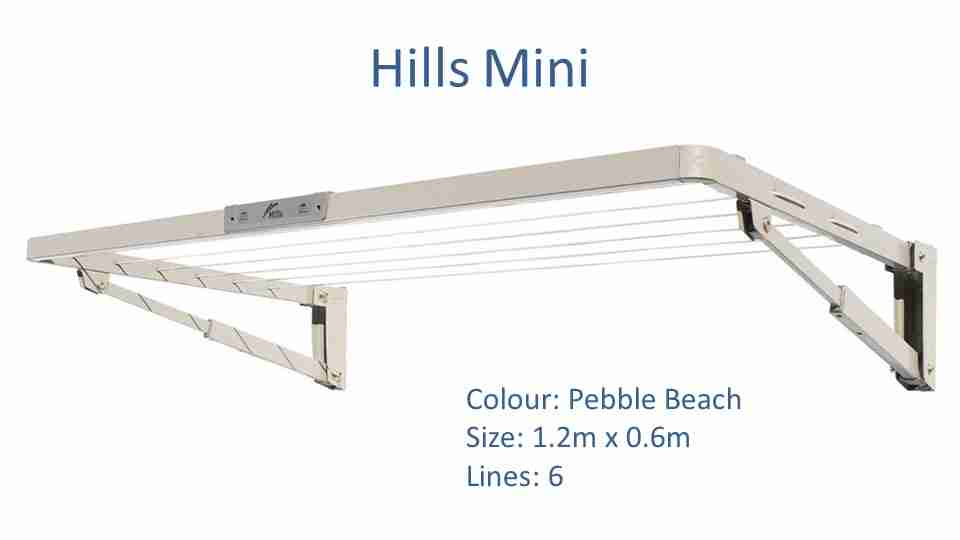 hills mini fold down clothesline 1.2m by 0.6m