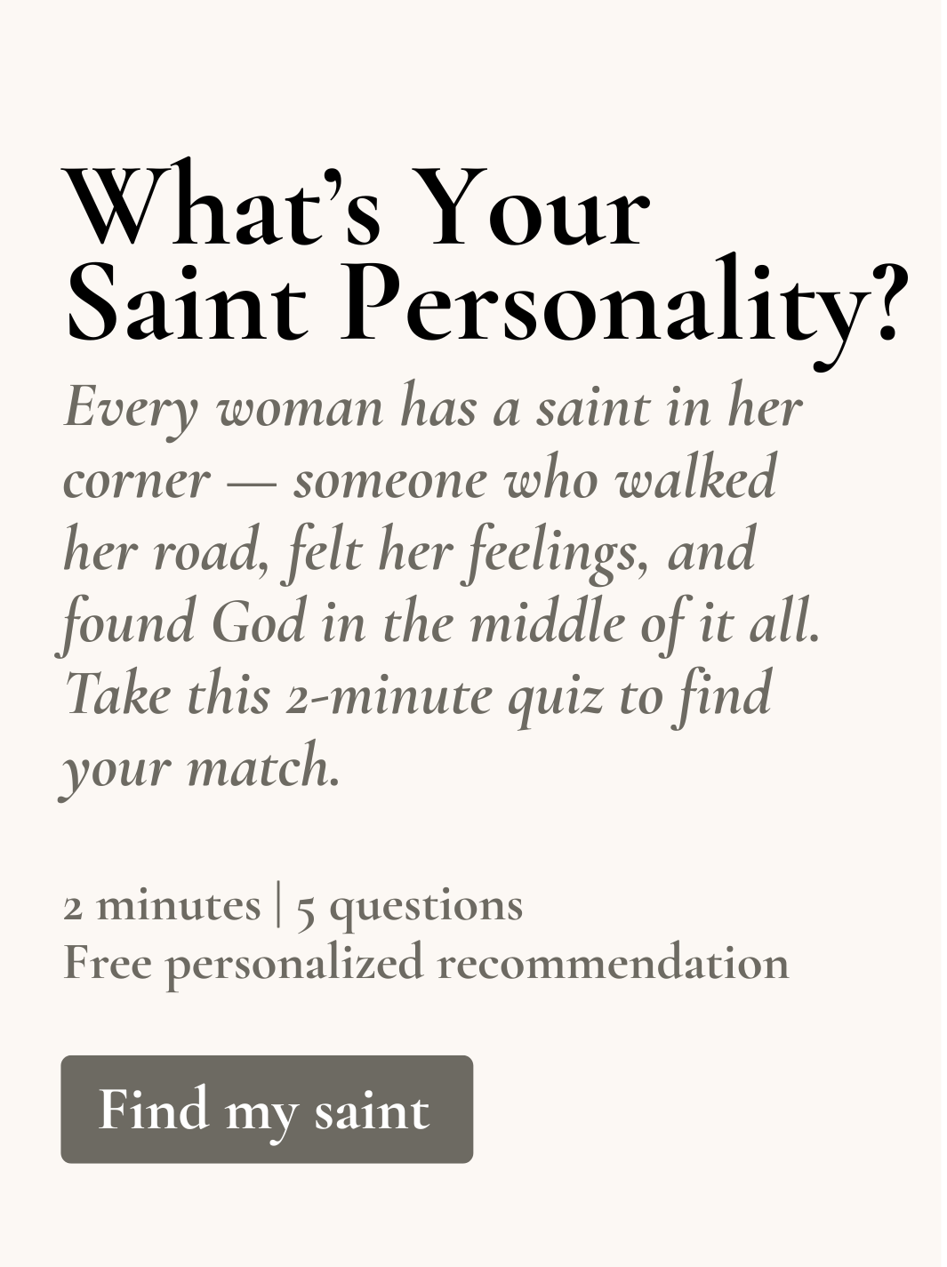 saint bracelet personality