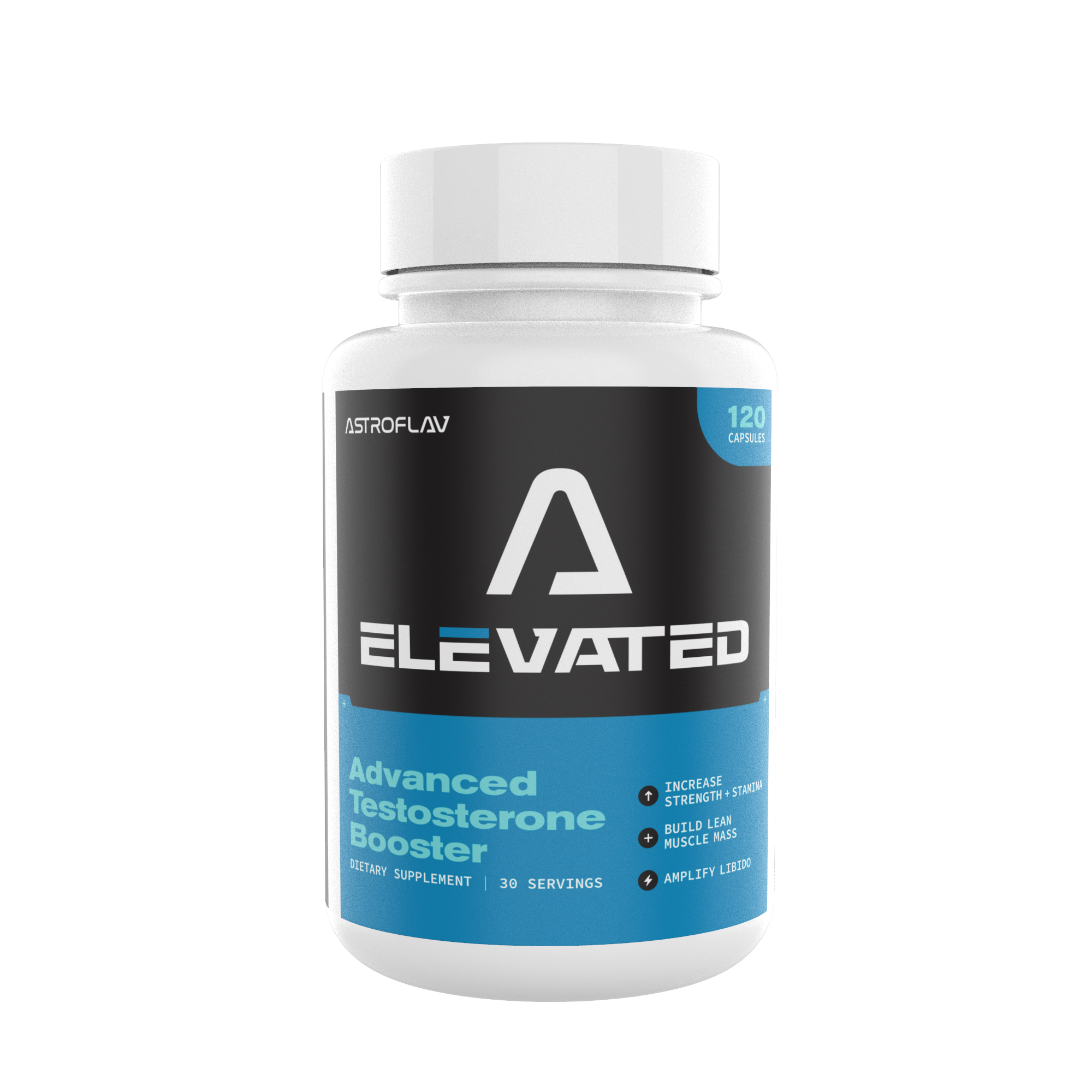 Elevated | Testosterone Booster Containing Tongkat Ali and Fadogia Agrestis | AstroFlav