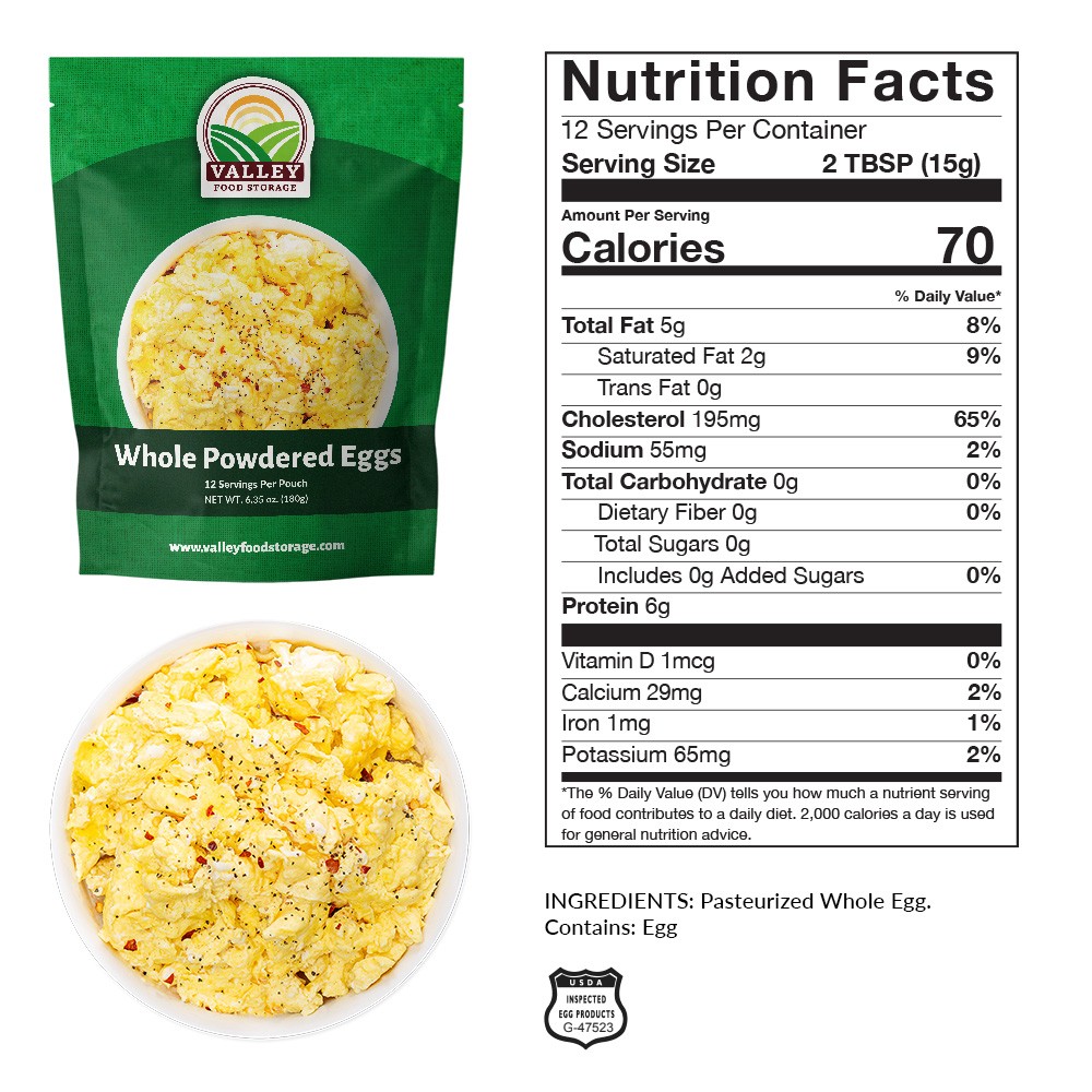 Valley Food Storage Patriot Protein Pack $208.25 (reg $245)
