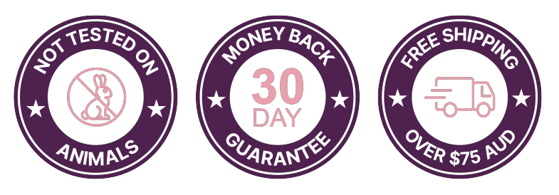 Not tested on animals, 30 days money back guarantee badge_Desktop Mobile 2