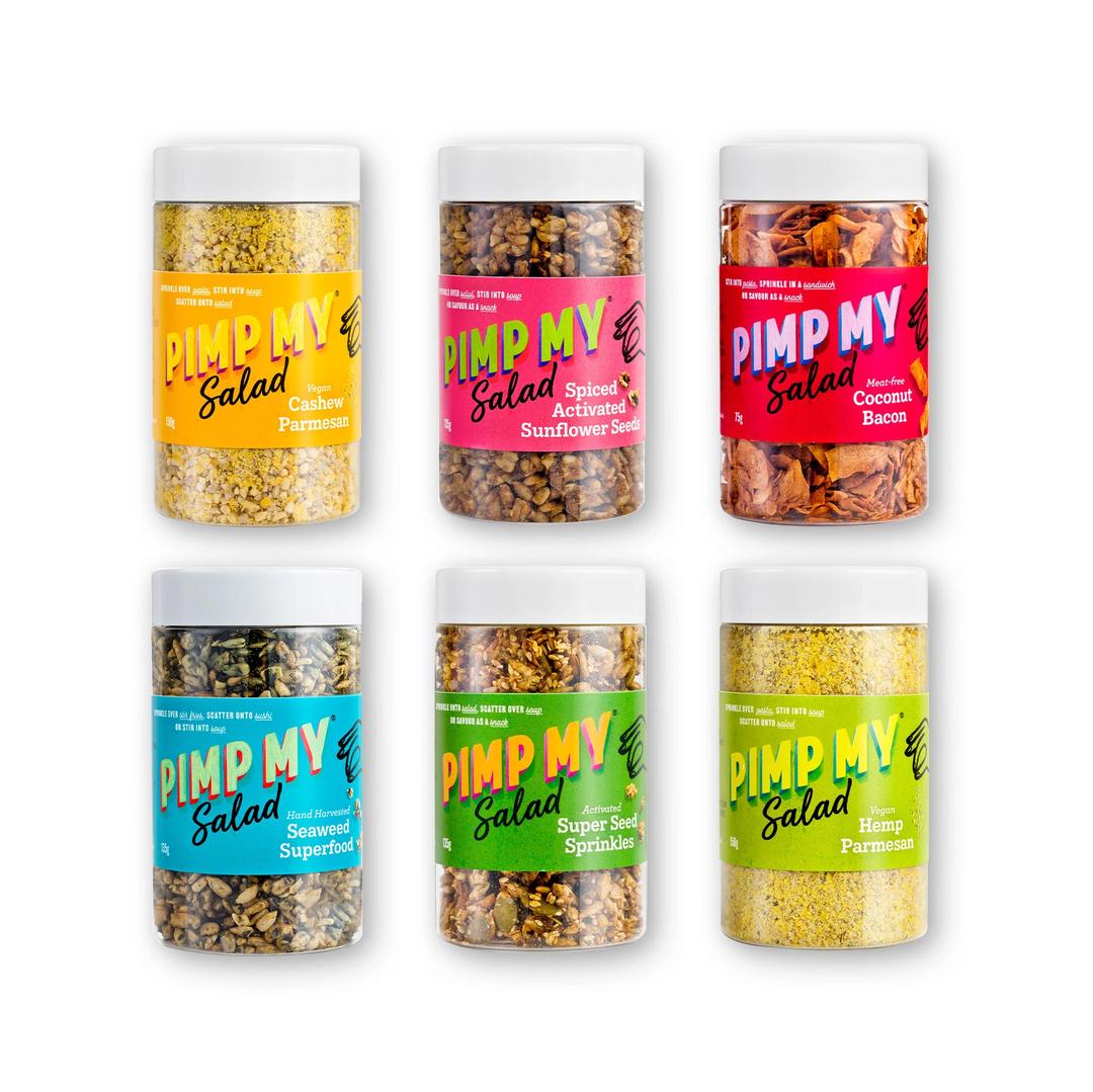 Salad toppers: Bundle – 6 jars – Pimp My Salad