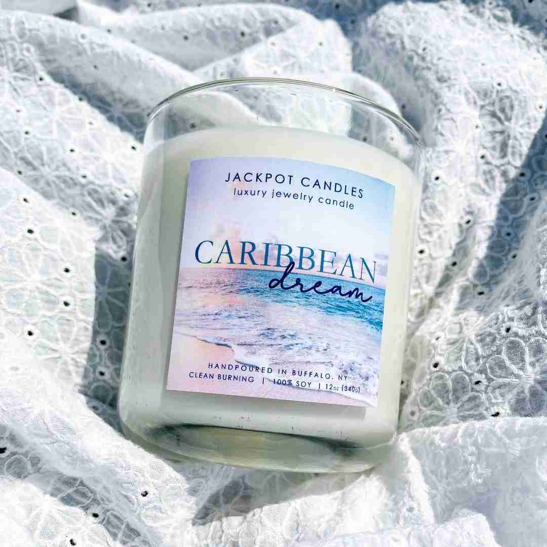 caribbean dream scented candle fresh linen