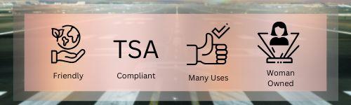 tsa approved clear toiletry bag