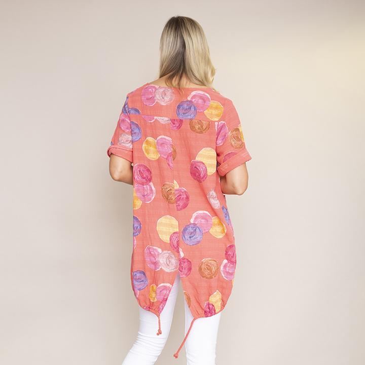 Grace Bubble Top (Coral)