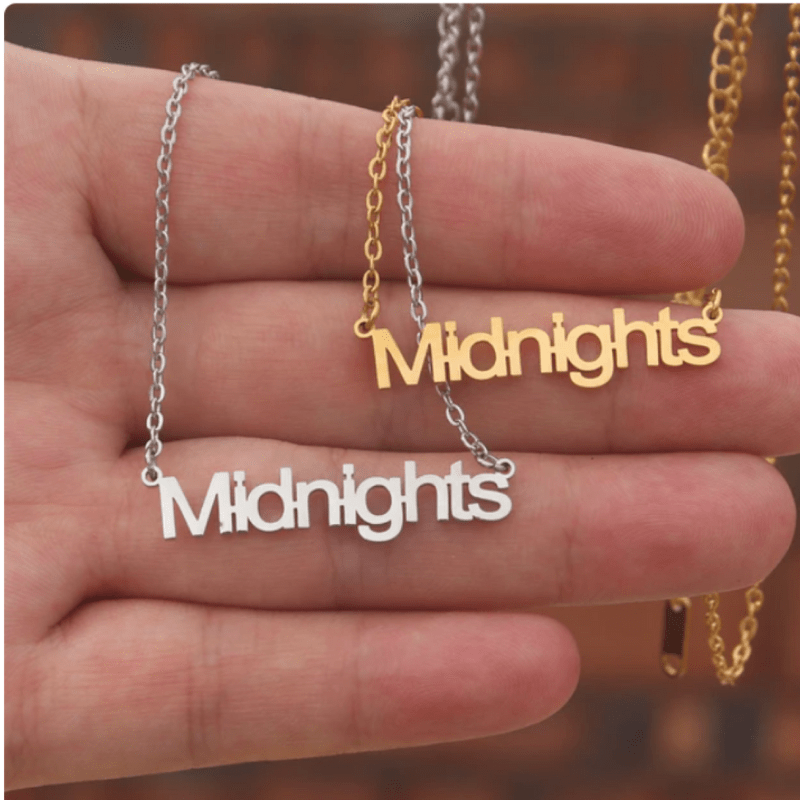 Taylor Swift inspired 'Midnights' Necklace  Oscar Willow & Co Silver  