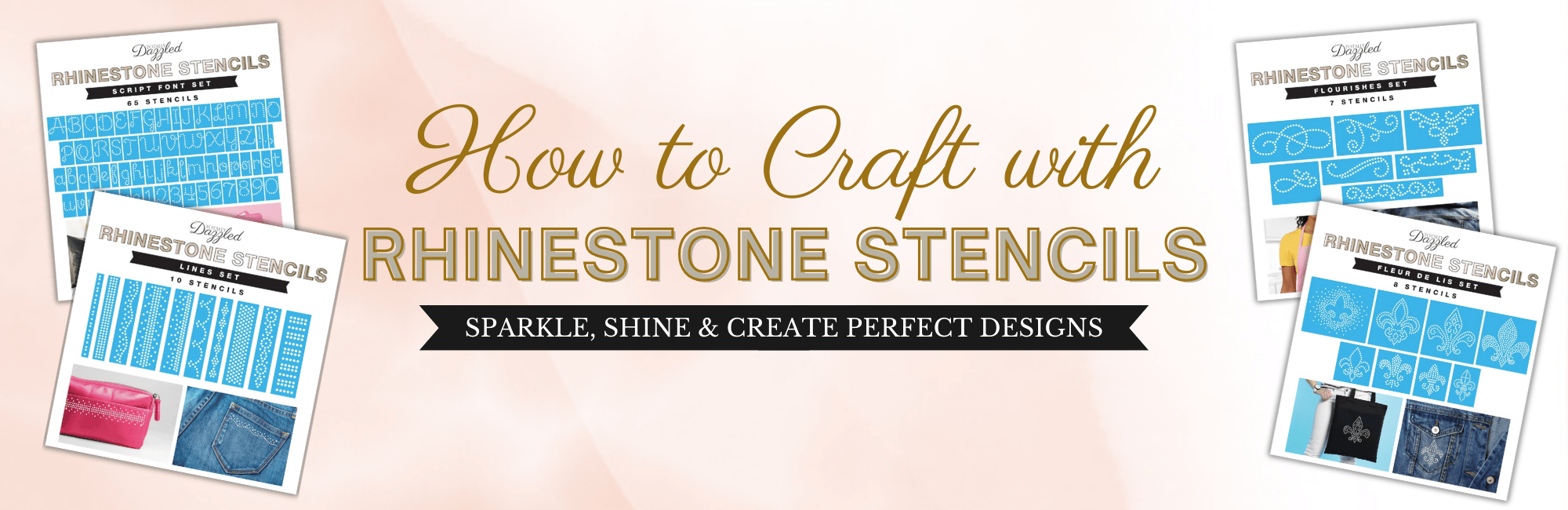 how to use your rhinestone stencils