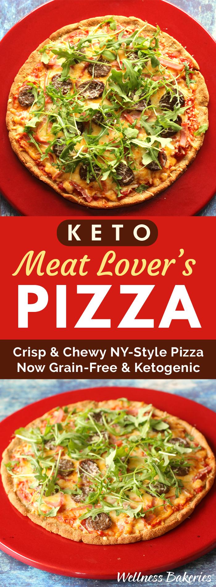 Keto Meat Lovers Pizza Wellness Bakeries