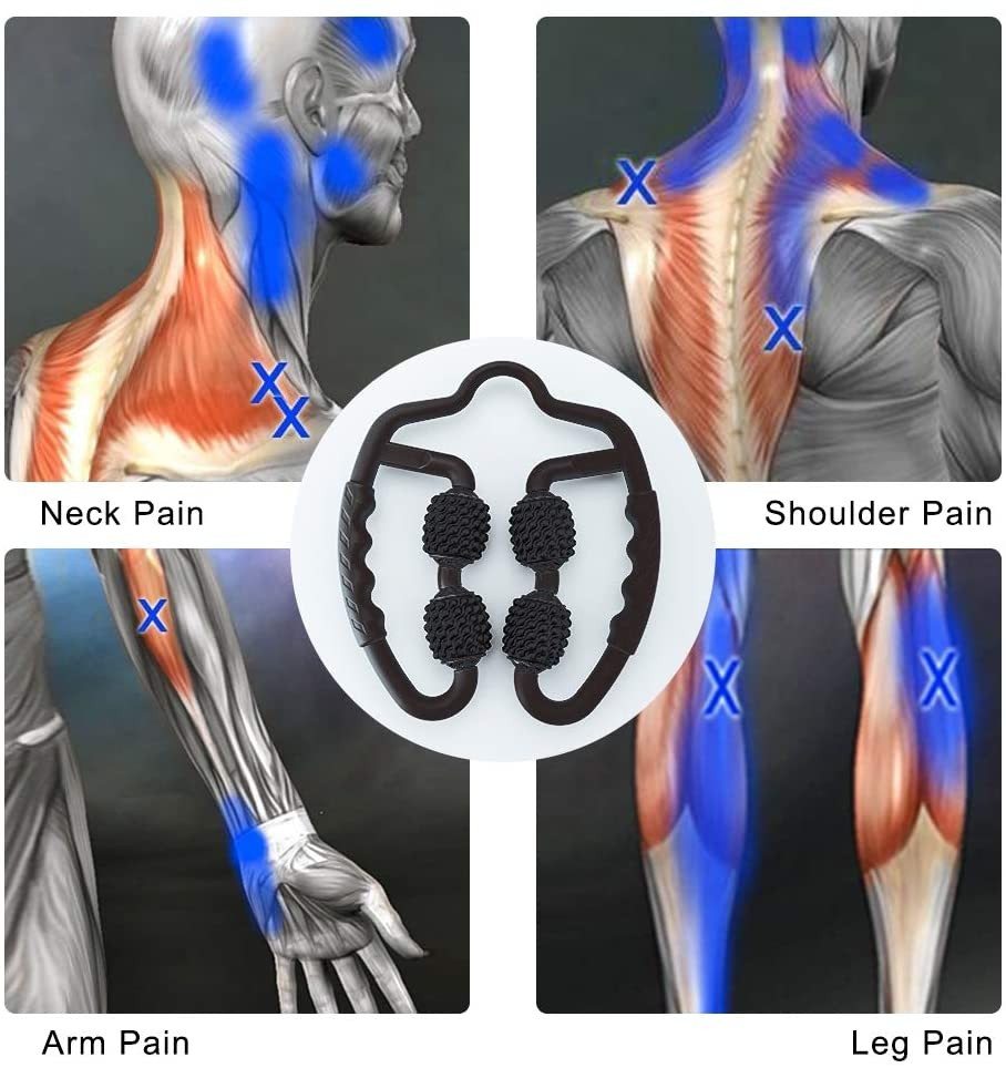 Back Roller Foam for Back Pain Myofascial Trigger Point Release Deep Tissue Legs Muscle Massager Carllg Foam Roller Workout Equipment 