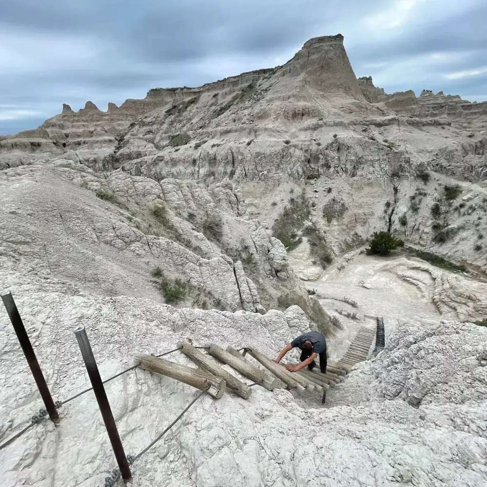 A stop in the Badlands