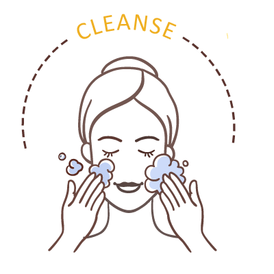 Step 1: cleanse