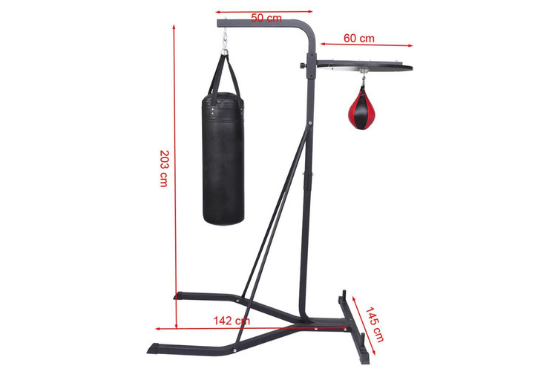 Heavy Bag and Speed Bag Stand