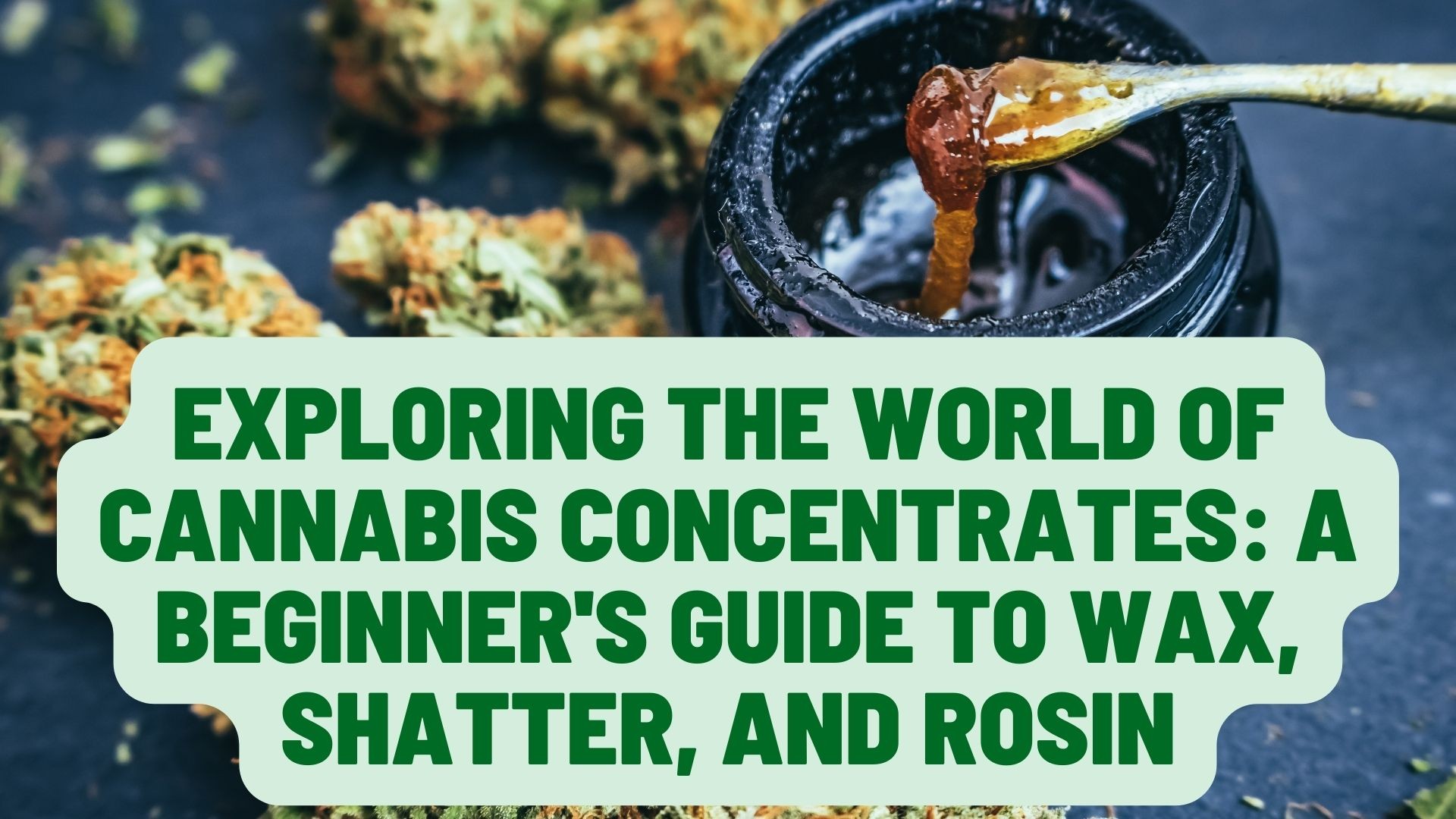 Exploring the World of Cannabis Concentrates: A Beginner's Guide to Wax, Shatter, and Rosin
