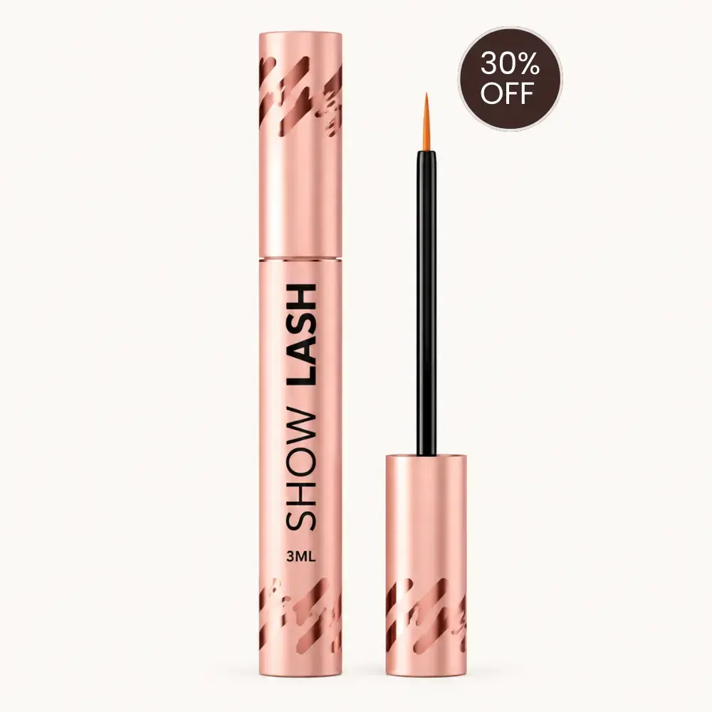 Show lash bottle and box