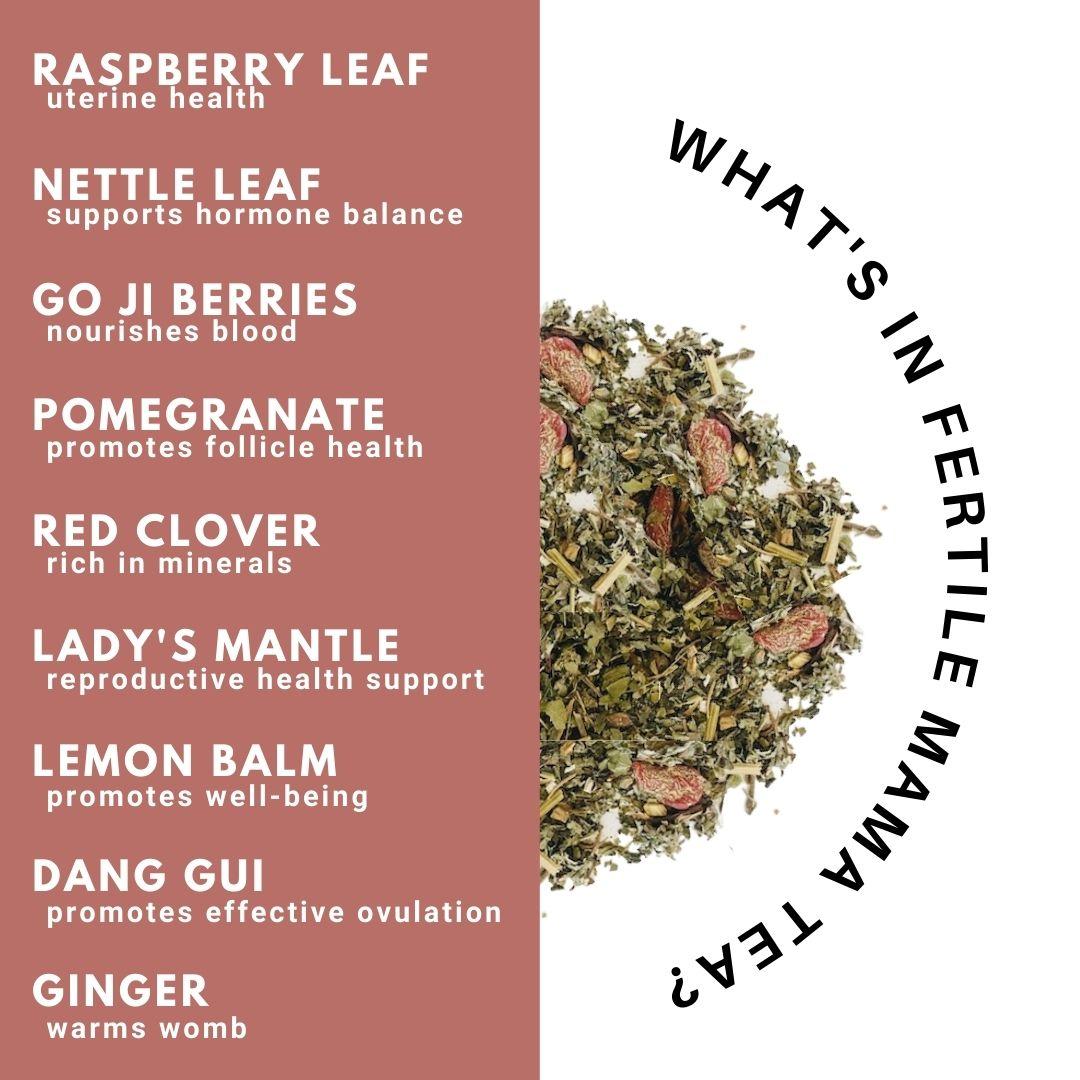 Fertile Mama Tea 2 oz: Herbal Blend to Support Follicular Development
