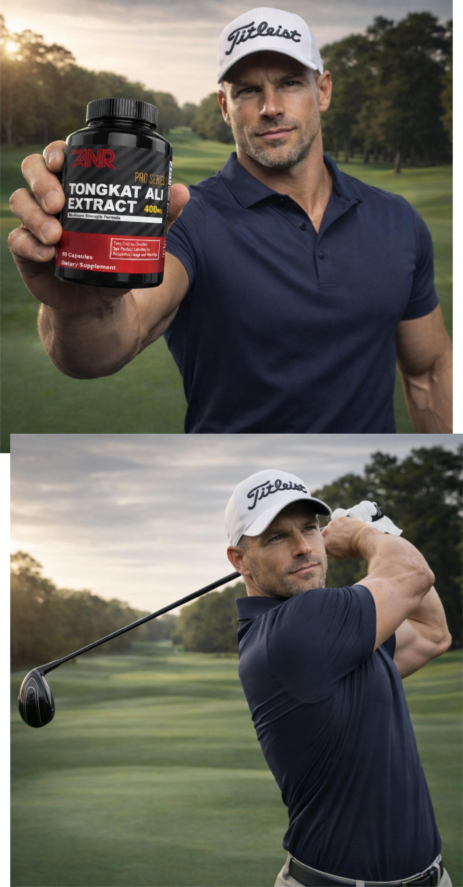 A lean, muscular man with arms crossed who uses Adaptophen to increase muscle and boost testosterone