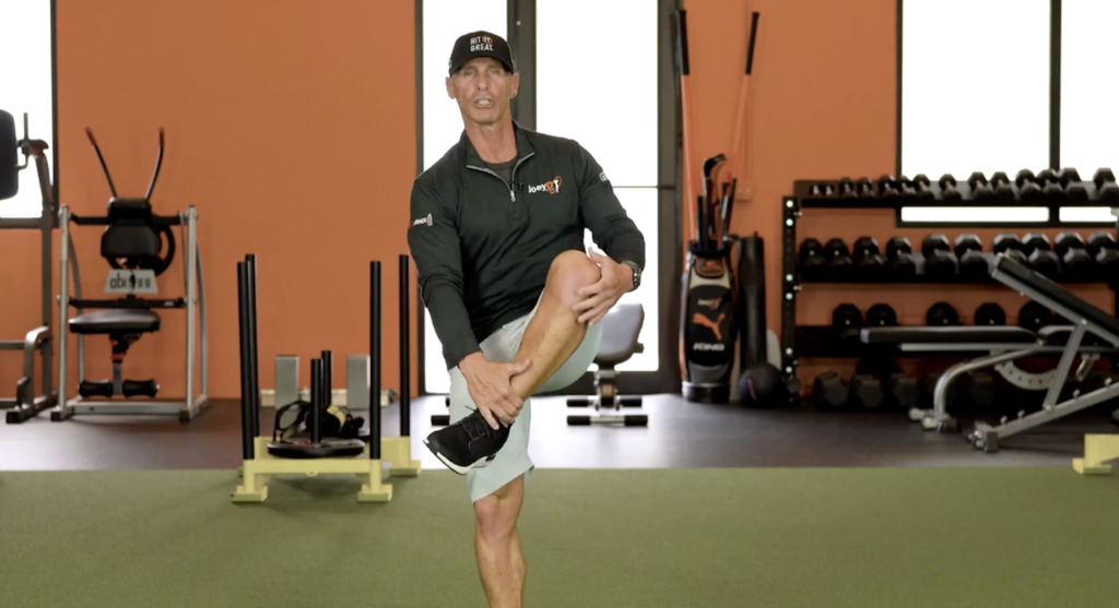 Birdie Town Exclusive Offer - Joey D shares the hip walk in a FREE Golf Warm-up video