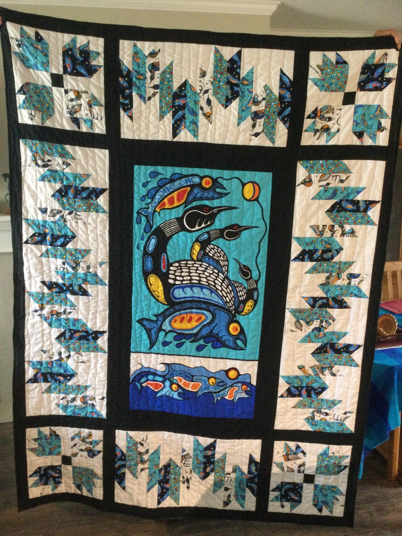 Quilt of the Day 36 Healing Waters Dinkydoo Fabrics