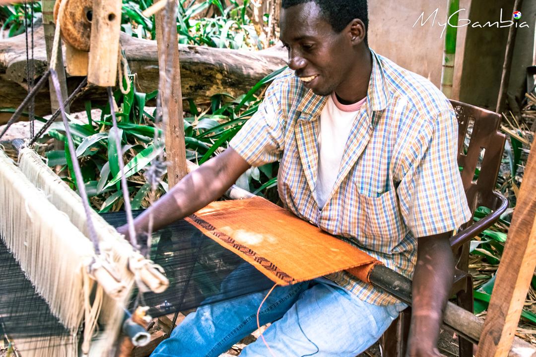 Ousman is a master weaver here in Gambia. One of the few keeping the art alive