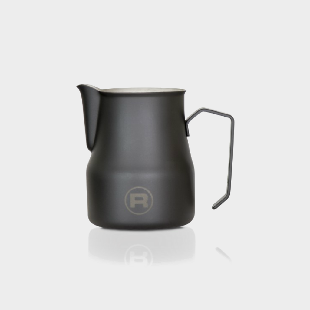 rocket espresso black milk pitcher
