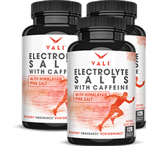 VALI Electrolyte Salts with Caffeine - Hydration Support with Energy