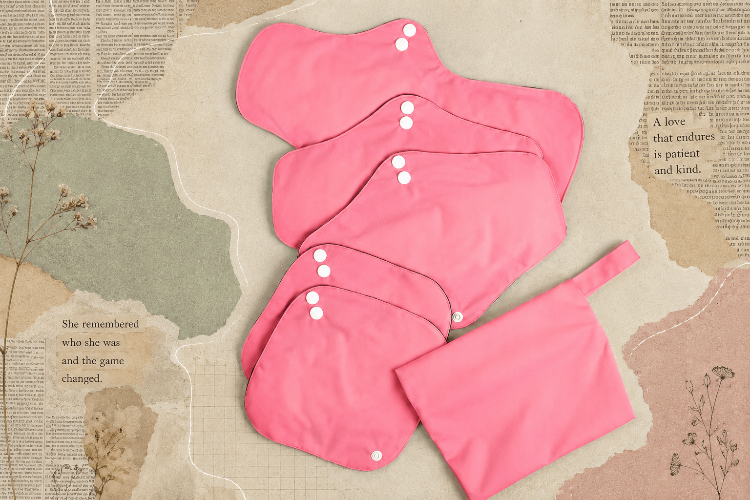 pads menstruels lavables