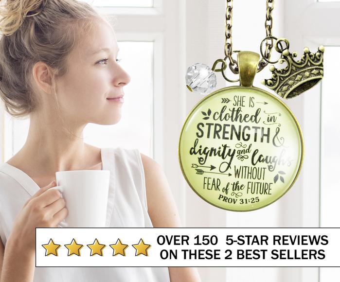 Faith Jewelry | She Is Clothed In Strength & Deep Waters Gutsy Goodness Bundle