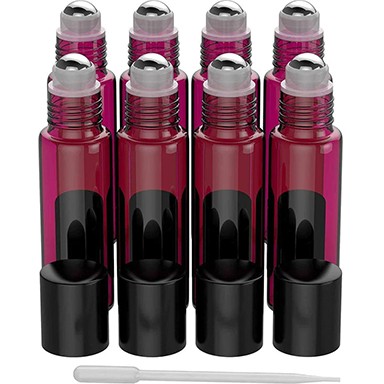 Essential Oil Roller Bottles (Purple)