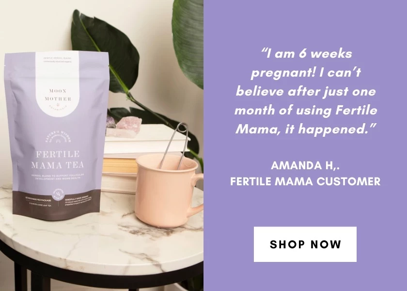 I am 6 weeks pregnant I can't believe after just one month of using Fertile Mama Tea, it happened