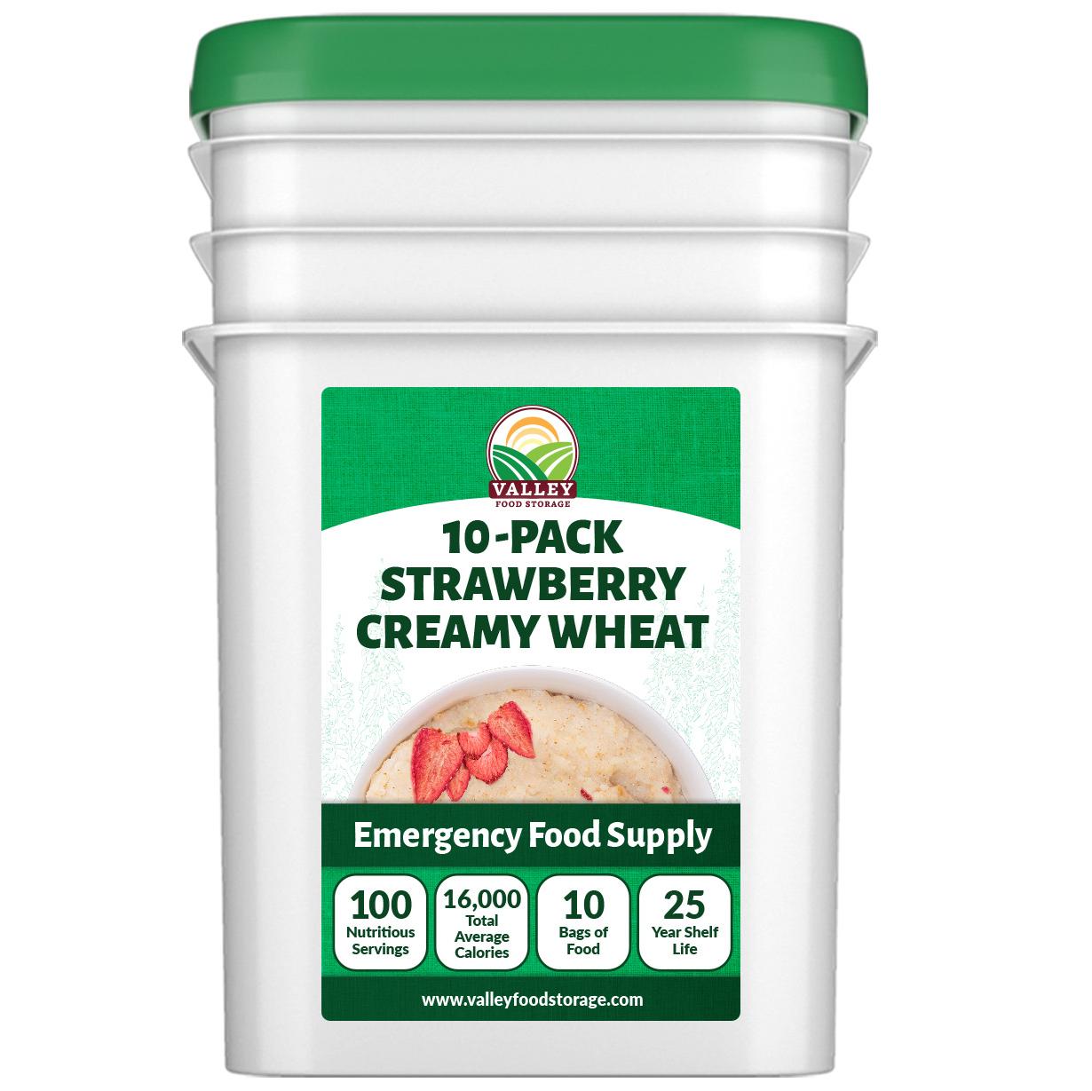 Strawberry Cream of Wheat Bucket