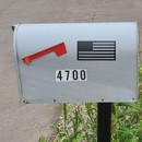 American Flag Mailbox