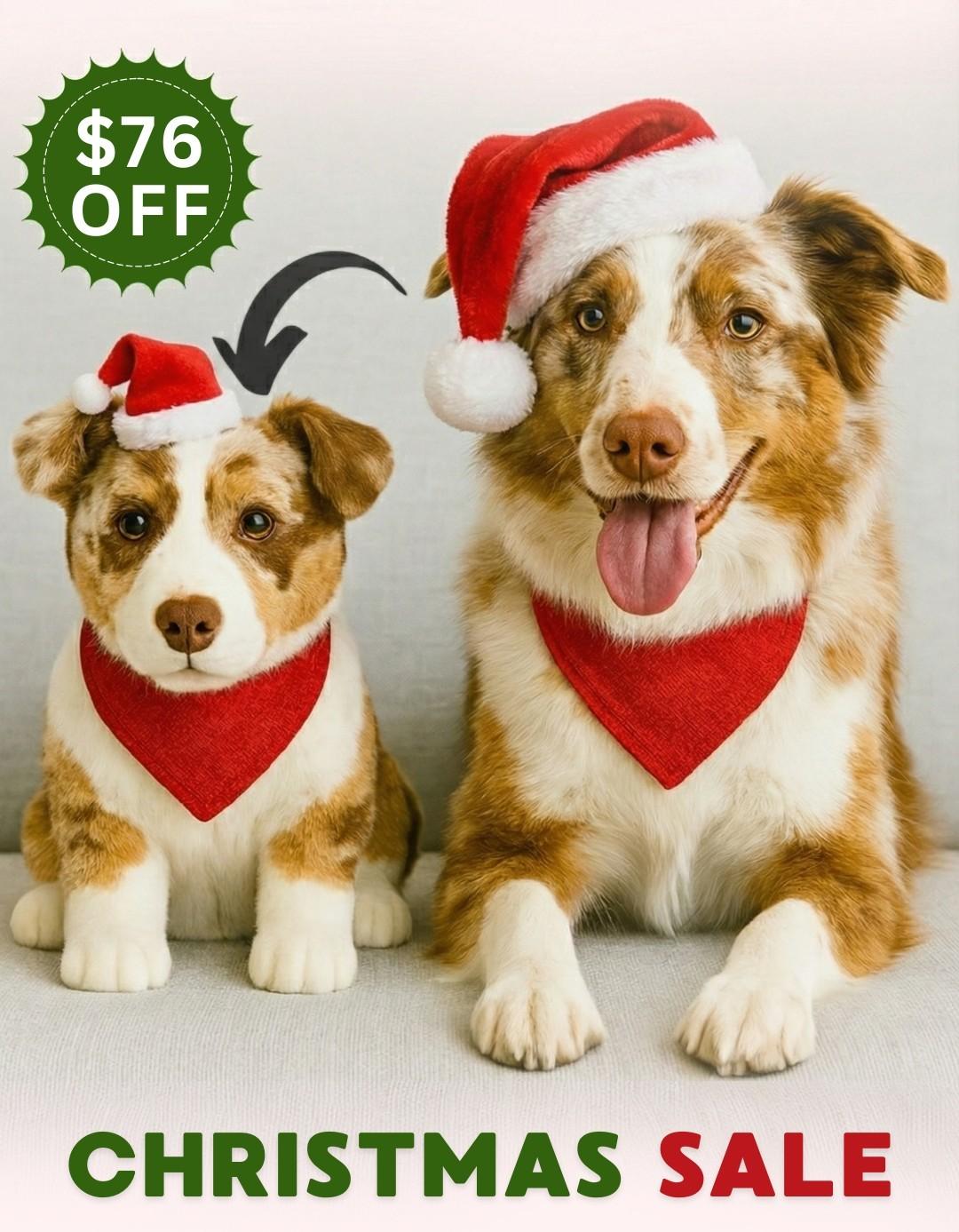 custom stuffed animal plush from photos as a memorial gift