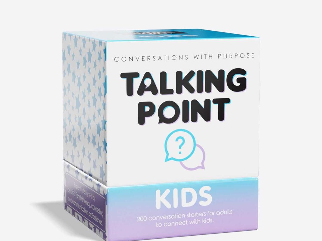 kids pack conversation cards, talking point cards