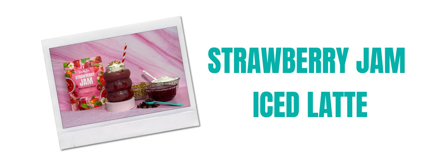 Strawberry Jam Iced Latte