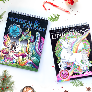 Fantasy Lovers Coloring Books Bundle 