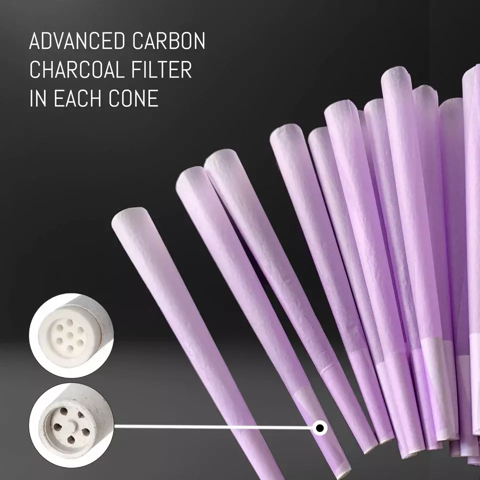 pre roll cones with activated carbon filters