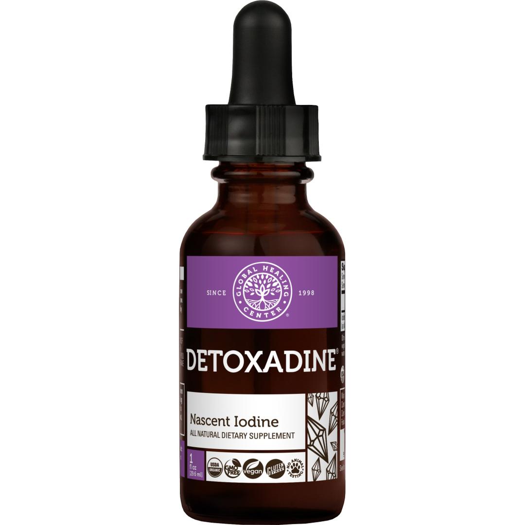 Global Healing Detoxadine Nascent Iodine Bottle
