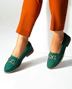 Nina - womens suede penny loafers - Reindeer Leather