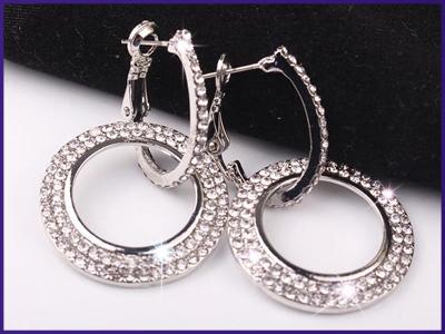  Entwined Silver Metal Bracelet & Necklace