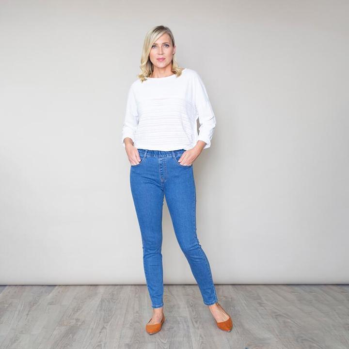 Stud Pocket Denim Trouser